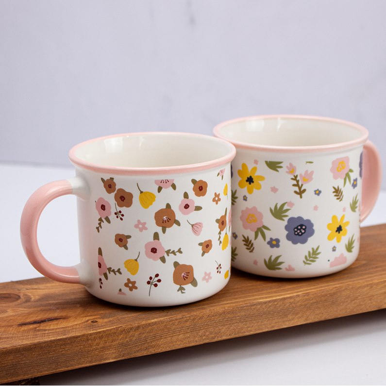 ماگ سرامیکی طرح گل